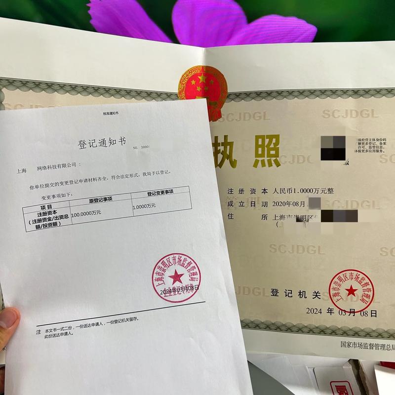 公司成功減資到1萬(wàn)! #減資 #注冊(cè)資金實(shí)繳 #創(chuàng)業(yè) #五年